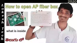 How to open AP fiber box By Lokesh Tech