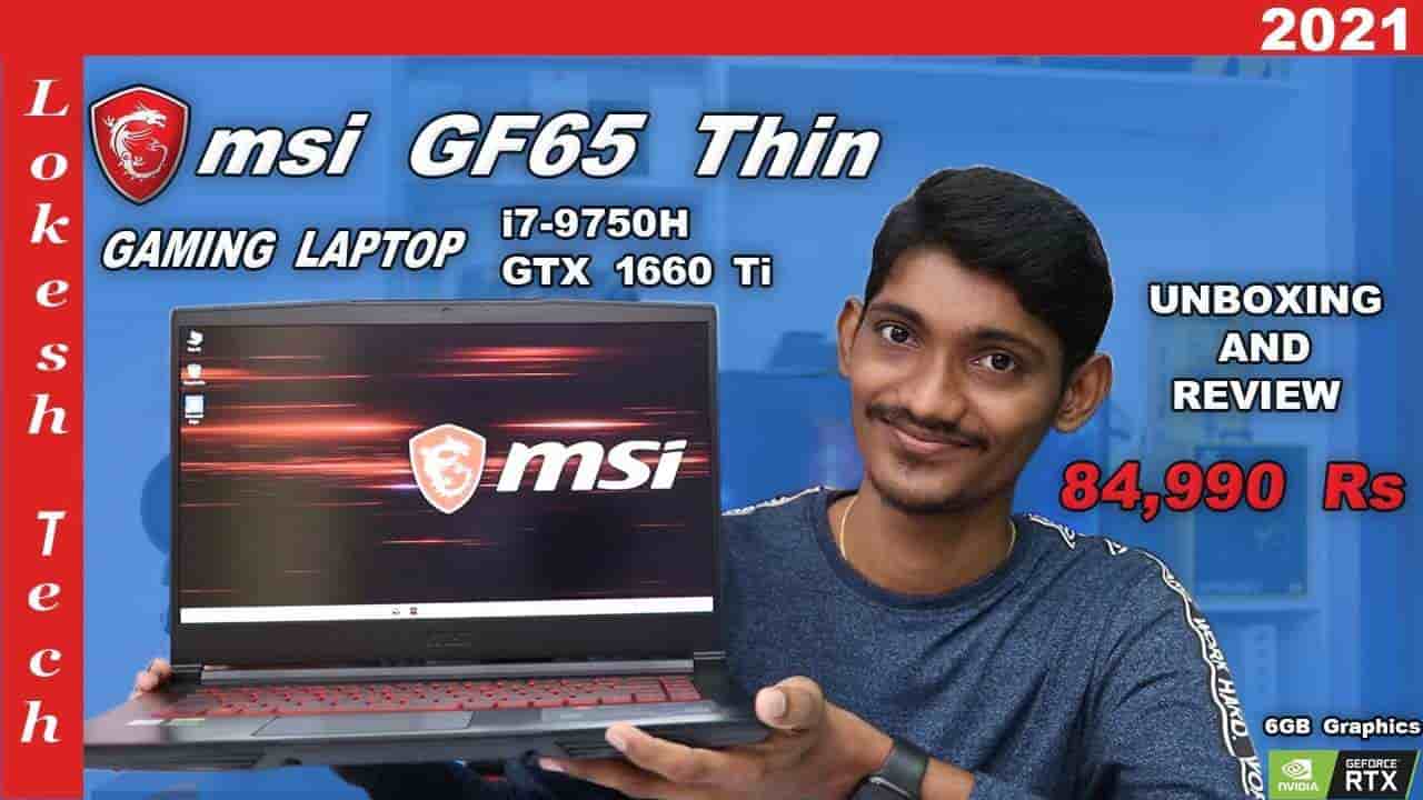 MSI GF65 Thin
