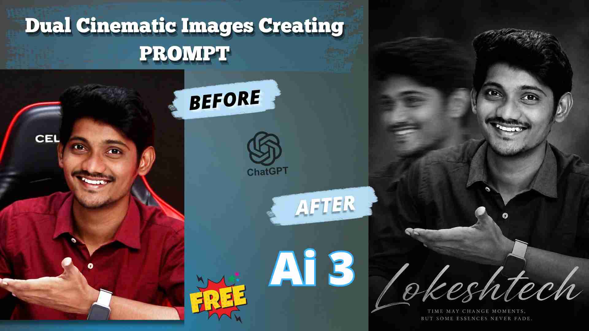 Dual Cinematic Images Creating PROMPT Ai 3