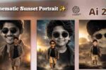 Cinematic Sunset Portrait Prompt
