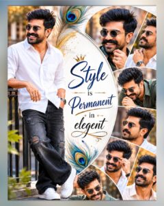 Edit-style collage poster